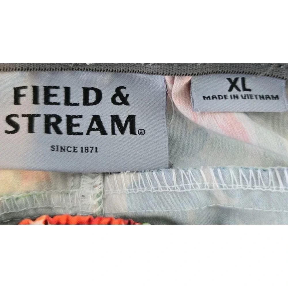 Field & Stream Mens Board Shorts Size XL Florial